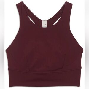 Lululemon wunder under maroon sports bra